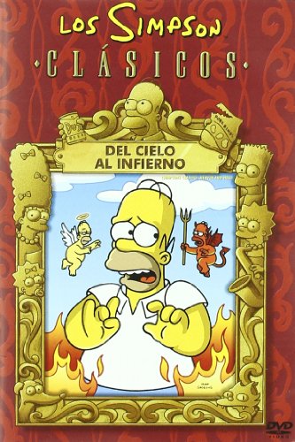 DVD Los Simpsons Clasicos: Del Cielo Al Infierno (Edição em Espanhol) Estévez Seven - Dvds e vídeos - dvd, simpsons, clásicos, espanhol