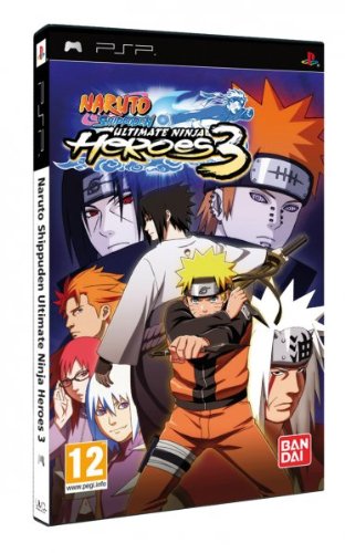 Jogo PSVita Naruto Shippuden Ultimate Ninja Heroes 3 (PSP - Módulo) PSP - Software de jogos de vídeo - psvita, ninja heroes 3, aventura, combate