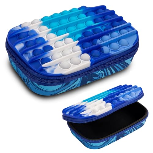 Caixa de Lápis Zipit POP Azul 12 Unidades ZIPIT - Estojos para canetas e lápis - azul, 12 unidades, zipit pop