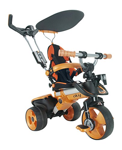 Triciclo Evolutivo TRIKE CITY City (Laranja) INJUSA - Organizadores de mesa - triciclo, evolutivo, laranja