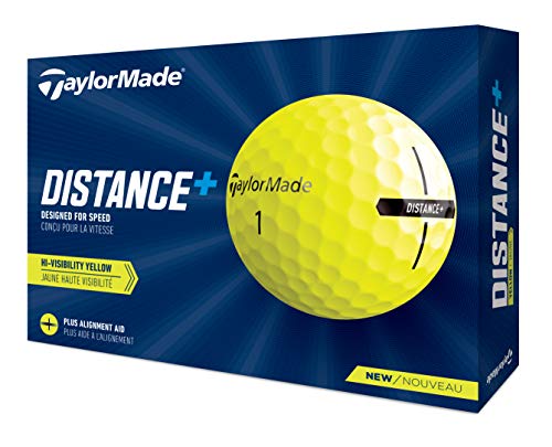 TaylorMade Distance+ 12 Unidades (Recondicionado Como Novo) TaylorMade - Bolas de golfe - bola de golfe, 12 unidades, preto