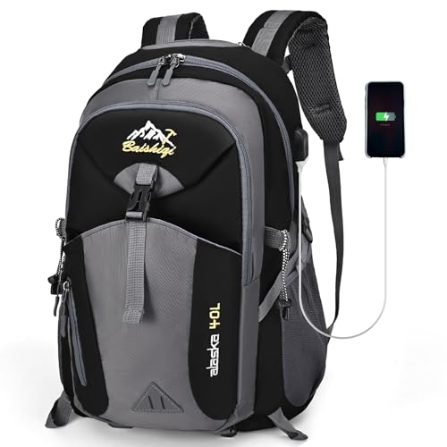 Mochila de Montanha YOOWALAR (40 L - Preto) Yoowalar - Mochilas - 40 L, preto