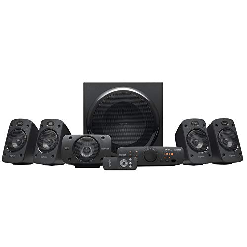 Colunas Logitech Z906 (PC e Consolas - 200 W) Logitech - Alto-falantes - colunas, logitech z906, 2.1, 500w, estéreo, subwoofer
