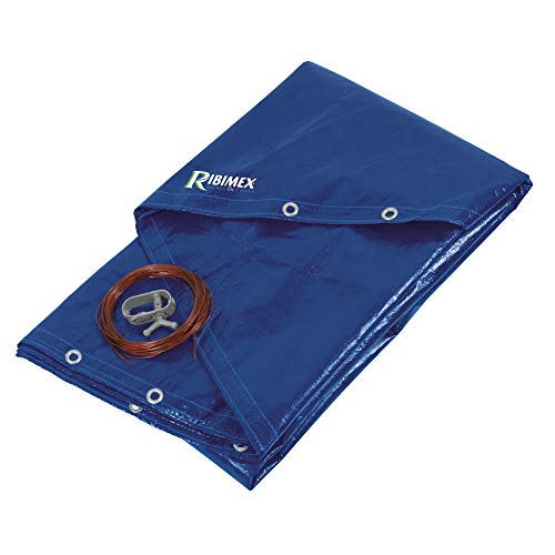 Rede RIBIMEX Prbp140R52 Azul (5.2x5.2m) RIBIMEX - Coberturas de piscina e panos de chão - prpb140r52, azul, 5.2x5.2m