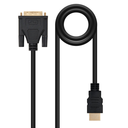 Adaptador NANO (DVI - HDMI e DisplayPort - Preto) NANOCABLE - Cabos de áudio e vídeo - dvi, hdmi, displayport, preto