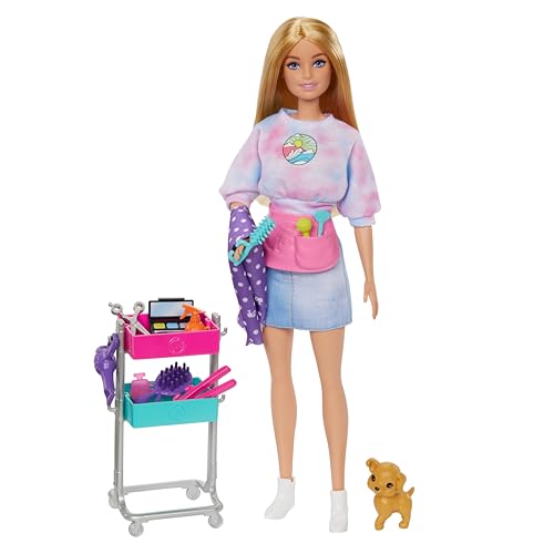 Barbie e o seu Estúdio de Maquilhagem Malibu Barbie - Conjuntos de brinquedos - barbie, estúdio, maquilhagem
