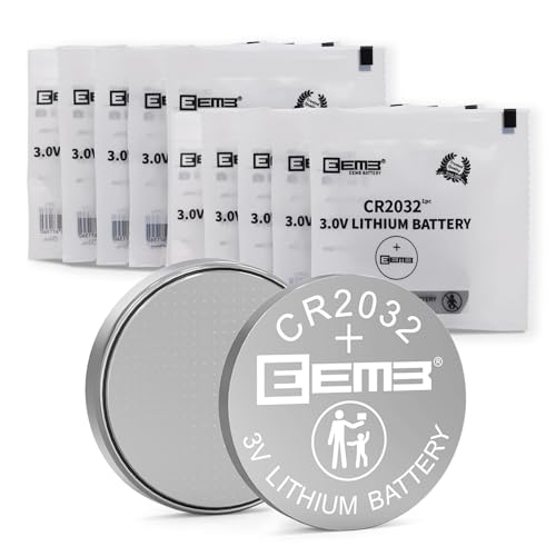 Pilhas Não Recarregáveis EEMB 10 (3V - CR2032) EEMB Co.,Ltd - Baterias - 3V, cr2032, não-recarregável