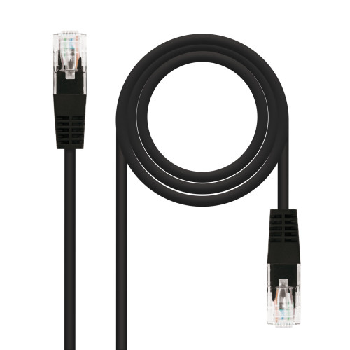Cabo de Rede NANOCABLE (RJ45 - 10 m - Preto) NANOCABLE - Cabos de rede - cabo, rede, nanocable, rj45, 10m, preto