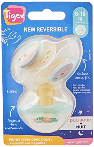 Chupetas TIGEX Reversíveis (6-18 Meses - 3 Unidades) Newell Brands - Cuidados com a higiene oral - reversíveis, 6-18 meses, 3 unidades