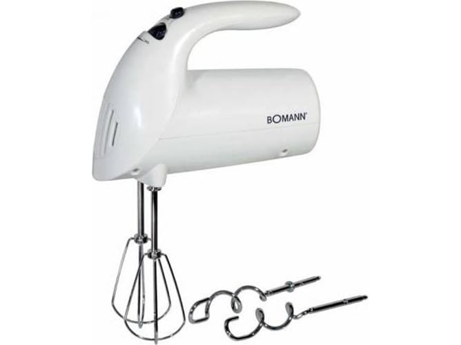 Batedeira BOMANN HM 350 CB (Capacidade: 3.5 L) Bomann - Batedeiras e liquidificadores - 3.5 L, branco, plástico, 250 w, 5 velocidades