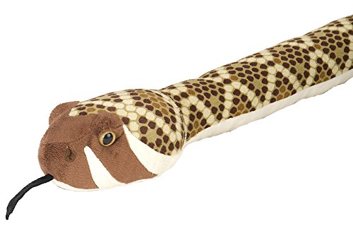Cobra de Brincar WILD REPUBLIC Western Diamondback WILD REPUBLIC - Animais de pelúcia - 30 cm, felpa macia, cabeça movimentável, olhos vermelhos