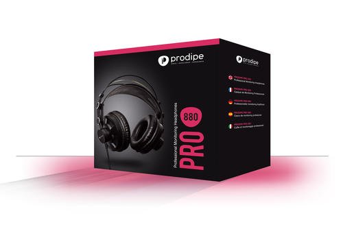 Auscultadores com Fio PRODIPE Pro 880 (On Ear) Prodipe - Fones de ouvido e headsets - auriculares, fio, sound enhancer, ergonômico, controle remoto