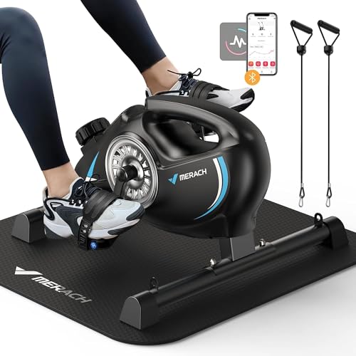 Bicicleta Estática MERACH com Bandas de Resistência MERACH - Bicicletas de exercício - estática, bandas de resistência