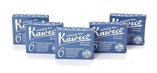 Tinteiro KAWECO Classic Sport (Azul - Preto) Kaweco - Cartuchos de toner e jato de tinta - tinteiro, kaweco classic sport, azul, preto, conjunto 30 tinteiros