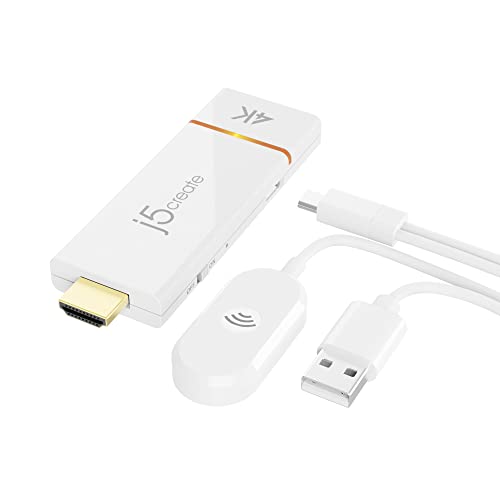 Adaptador J5CREATE ScreenCast 4K Wireless j5create - Reprodutores de mídia e streaming doméstico - adaptador, wireless, 4k