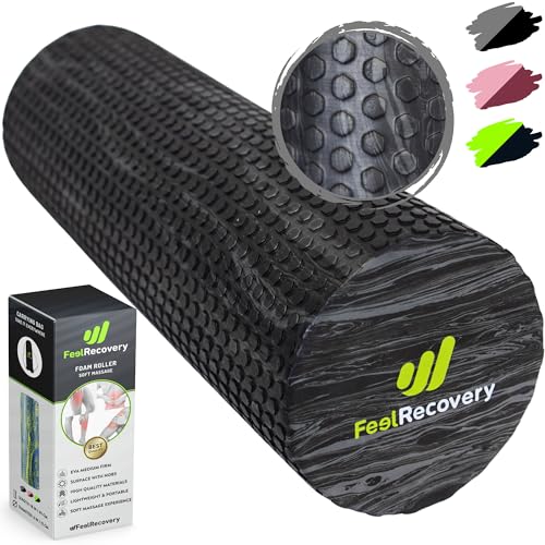 Rolo de Espuma Massagem 45X15Cm (Recondicionado Sinais de Uso) Feel Recovery - Rolo de espuma - massagem, 45x15cm, espuma média, recuperação