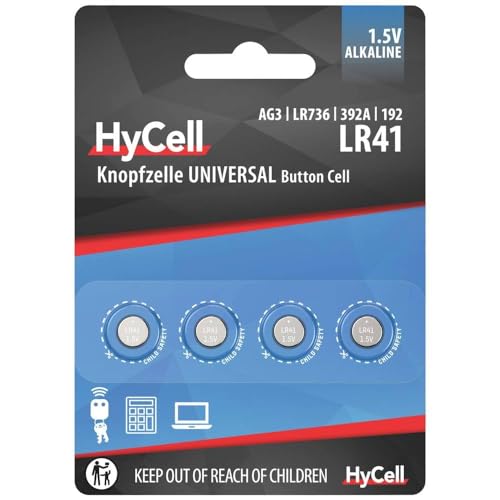 Pilhas HCELL 1516-0025 HCELL Pilha Alcalina Ansmann - Baterias de uso geral - pilha alcalina, 1,5 V, lr41, 20 unidades