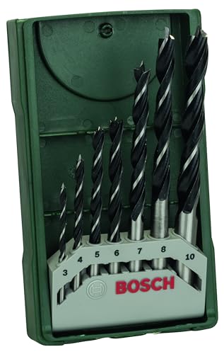 Conjunto de Brocas BOSCH 2 607 020 046 Bosch - Acessórios para brocas e parafusadeiras - fendas helicoidais, madeira, 3,0 mm a 10,0 mm