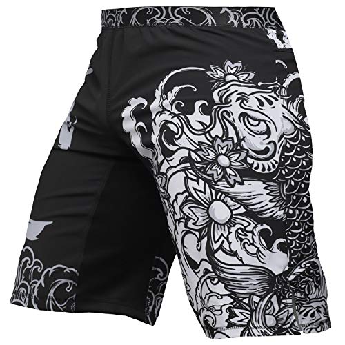 Calções para Homem HARDCORE TRAINING Koi Azul para Boxe (S) Hardcore Training - Uniformes esportivos - boxe, azul, homem