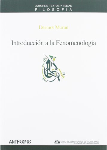 Livro Introducción A La Fenomenología de Martin Heidegger (Espanhol) ANTHROPOS EDITORIAL - Livros - introdução, fenomenologia, martin heidegger