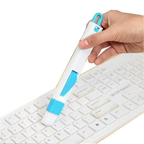 Escova Limpa Teclados JingYuu 2 em 1 Multifunções jingyuu - Suprimentos de limpeza doméstica - teclado, multifunções, escova