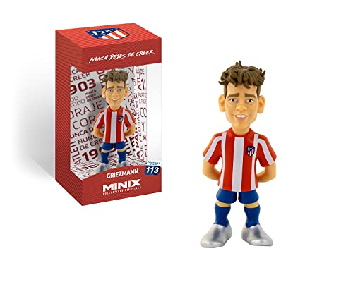 Figura BANDAI Atletico de Madrid Griezmann Minix - Brinquedos - atleta de madrid, griezmann, minix, pvc, autógrafo