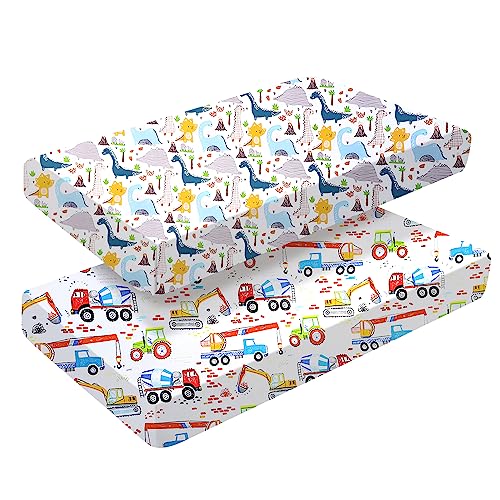 Conjunto de Lençóis para Berço DISFRAZZES Carro e Dino Baby Amabc - Roupa de cama e cama - conjunto, lençóis, berço, disfrazzes, carro, dino