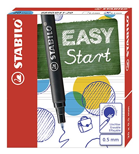 Caneta Fineliner STABILO 6890/041-20 Azul (Ponta Fina) Stabilo - Tinta e recargas de caneta - ponta fina, fibra de carbono, traço fino, tinta permanente