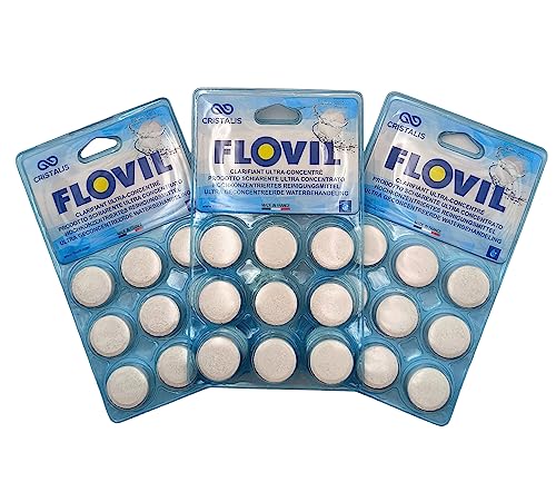 Cristalis Flovil Clarificador Ultraconcentrado 27 Pastillas Cristalis - Limpeza de piscinas e produtos químicos - clarificador, ultraconcentrado, 27 pastilhas