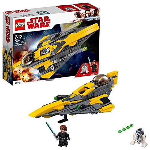 LEGO Star Wars: 75214 - Jedi Starfighter de Anakin (Idade Mínima Recomendada: 7 anos) LEGO - Blocos de encaixe - lego, star wars, Jedi Starfighter, anakin, 7 anos