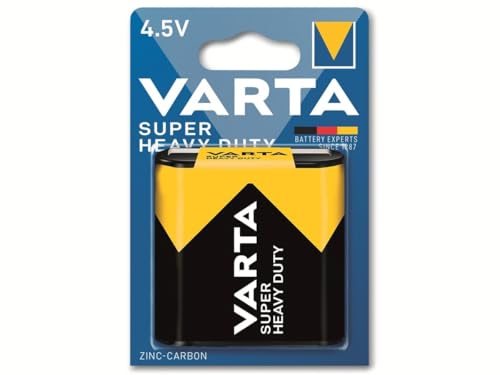 Pilha Não-Recarregável VARTA 42341 (Consumível Imagem e Som) Varta - Baterias de uso geral - alcalino, 4,5 V, R12, 2,3 Wh