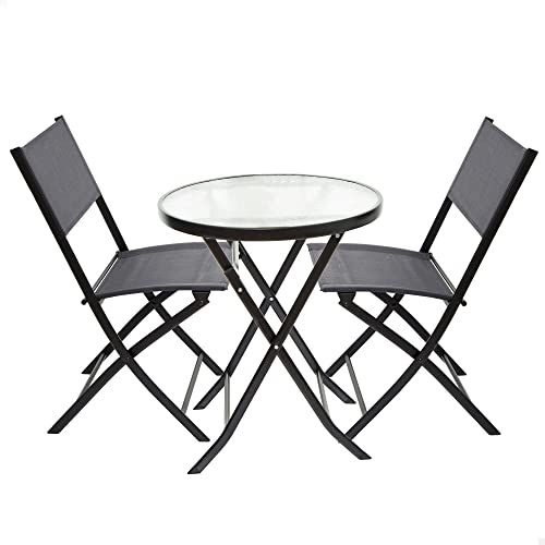 Conjunto de Jardim AKTIVE (Castanho - Poliéster) AKTIVE - Conjuntos de móveis de exterior - jardim, castanho, poliéster