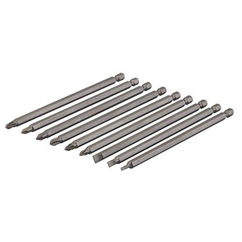 Conjunto de Pontas de Aparafusar SILVERLINE SB8 Silverline - Acessórios para brocas e parafusadeiras - aço cromado, Phillips, pozidriv, puntas planas
