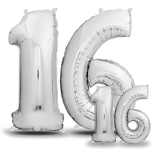 Brinquedo de Festas ENVAMI (Idade Mínima: 3) Vertfort Ltd - Balões - platina titanio, XXL 40 polegadas, mini 16 polegadas, alta qualidade