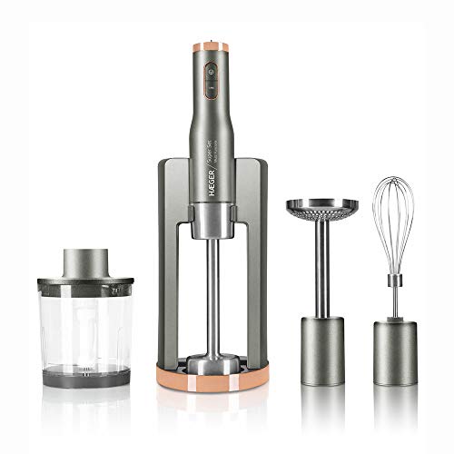 Varinha Mágica Haege Super Set Conjunto de Acessórios 800 W HAEGER - Batedeiras e liquidificadores - 800 w, acessórios, preto, plástico