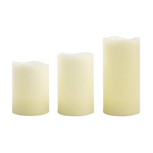 Pack 3 Velas Ledkia Cera Natural 23V (3X0,6W) LEDKIA - Velas - cerâmica, natural, 0,6W, pilha aa