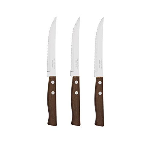 Conjunto Facas de Carne TRAMONTINA 304 (Aço Inoxidável) TRAMONTINA - Facas de cozinha - aço inoxidável, tradicional, facas de carne, lâminas afiadas