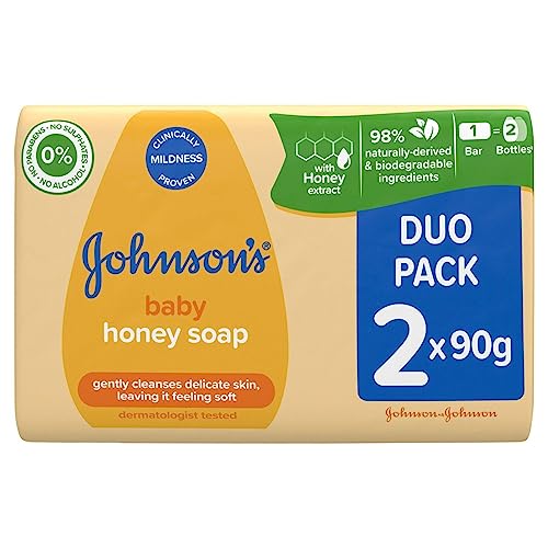 Sabonete JOHNSON'S Baby Honey (2 Un) JOHNSONS - Banho e corpo - 
