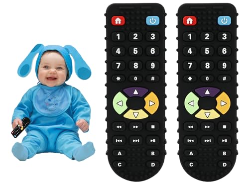 Mordedor Infantil com Controle Remoto 2 Peças Kasanni - Cuidados com a higiene oral - controle remoto, infantil, 2 peças