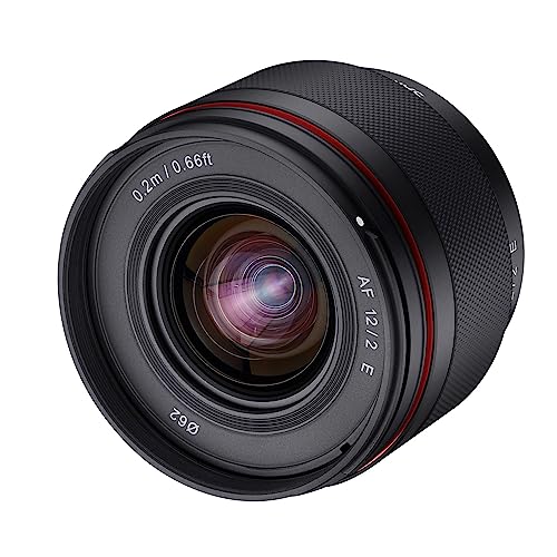 Objetiva SAMYANG AF 12MM F2 E (Encaixe: Sony E - Abertura: f/22 - f/2) Samyang - Lentes de câmera - objetiva, samyang af 12mm f2 e, sony e, abertura f/22, f/2