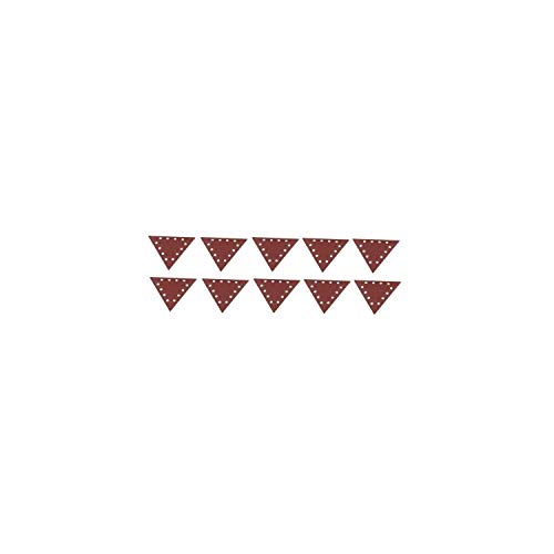 Conjunto de 10 Triângulos Abrasivos SCHEPPACH Original para Lixado (280x280x280 mm) Scheppach - Lixa e esponjas de polimento - 10 triangulos, 280x280x280 mm, madeira de carvalho