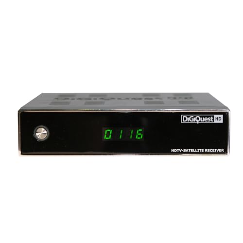 DigiQuest 8312HD descodificador e gravador de satélite Preto DIGIQUEST - Áudio - satélite, digitais, dvb-s, 1080p