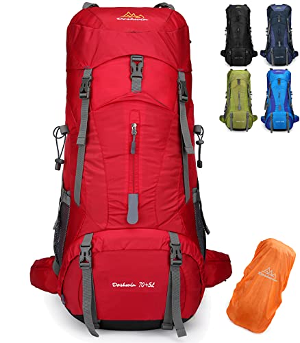 Mochila de Campismo DOSSHWIN 70 L (Preto - 70 L) Doshwin - Mochilas - 70 l, nylon, preto, fecho de correr