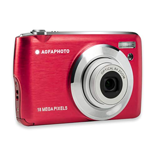 Máquina Fotográfica Compacta AGFA PHOTO DC8200 Vermelho AgfaPhoto - Câmeras digitais - 18 MP, CCD, 8x zoom, compacta