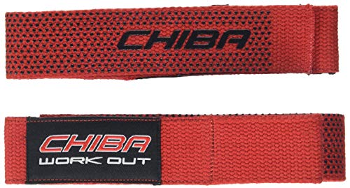 Equipamento de Musculação CHIBA 40600 (Preto) Chiba - Luvas de levantamento de peso e suportes para as mãos - musculação, preto