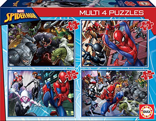 Puzzle EDUCA MARVEL Spiderman (Idade Mínima Recomendada: 6 anos - 1500 peças) EDUCA - Quebra-cabeças de encaixar - puzzle, marvel spiderman, idade mínima 6 anos, 1500 peças, cartão, rompecabezas