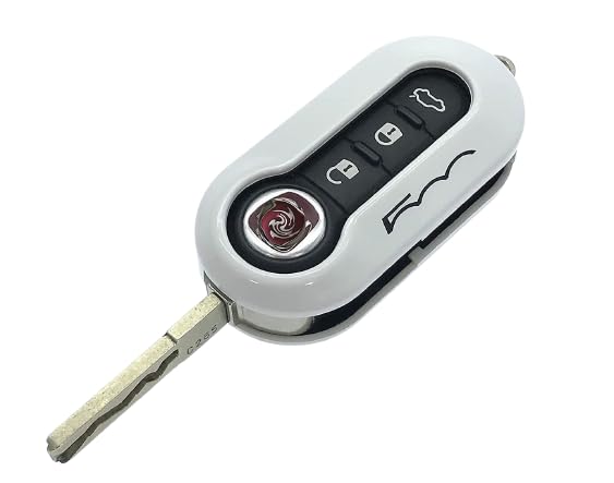 Capa para chave Fiat 500, 500C, 500L, Abarth, Grande, Punto, Brava, Fiat, Panda, Stilo, Linea Nordecco - Segurança e proteção para veículos - proteção, alta qualidade, suporte, anti-perdida