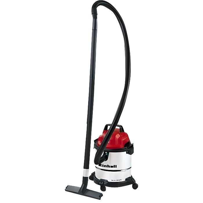 Aspirador de Mão EINHELL TC-VC 1812 S (18 l) Einhell - Aspiradores - 1,8 L, preto, vermelho, prateado, 80 dB