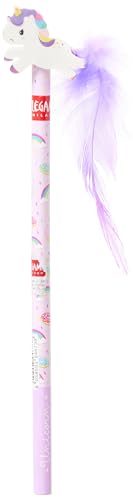 Lápis com Borracha UNICORNIO Unicornio (Multicor - 3.5x7cm) OOPS! - Lápis - multicor, 3.5x7cm, resistentes, borracha