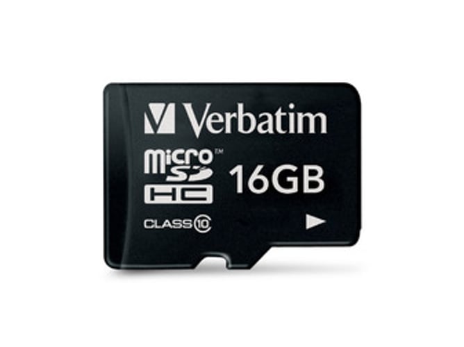 Cartão de Memória VERBATIM Premium microSDHC Verbatim - Cartões de memória flash - 16 gb, MicroSDHC, Classe 10